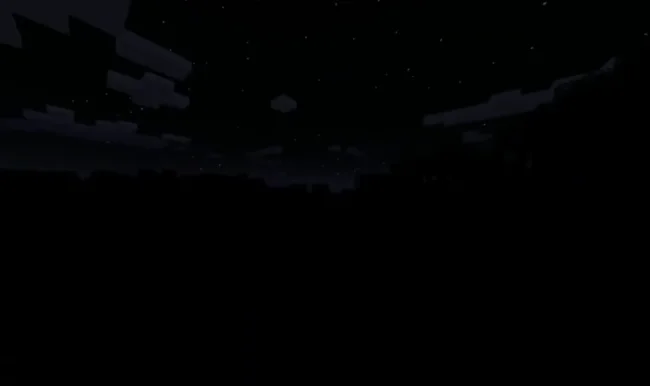 Полная темнота с модом True Darkness