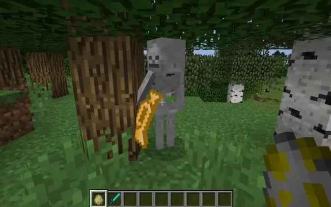 Моб из мода Trumpet Skeleton