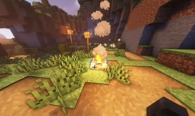 Костер из мода Healing Campfire