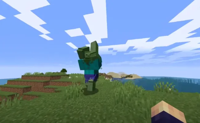 Огромный зомби из мода Mutant Beasts