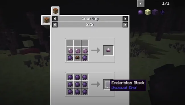 Крафт на предметы из мода Unusual End