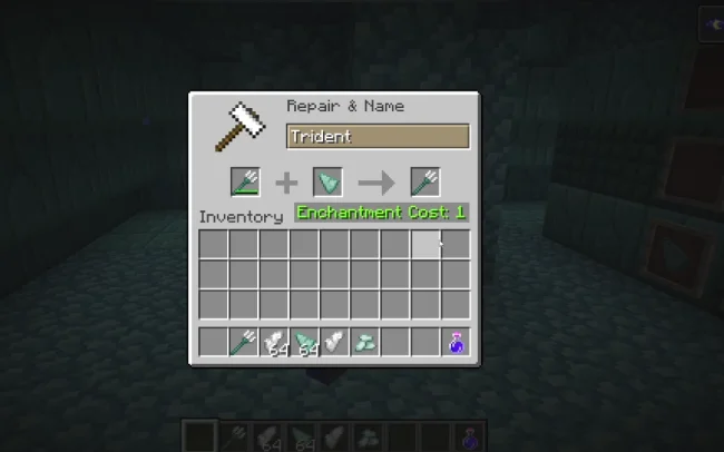 Улучшение трезубца из мода Better Tridents