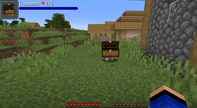 Сундук из мода Luggage в движении