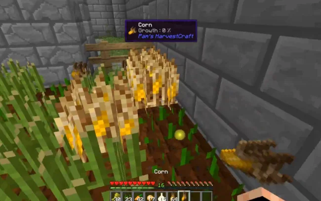 Опыт после сбора урожая с модом XP From Harvest