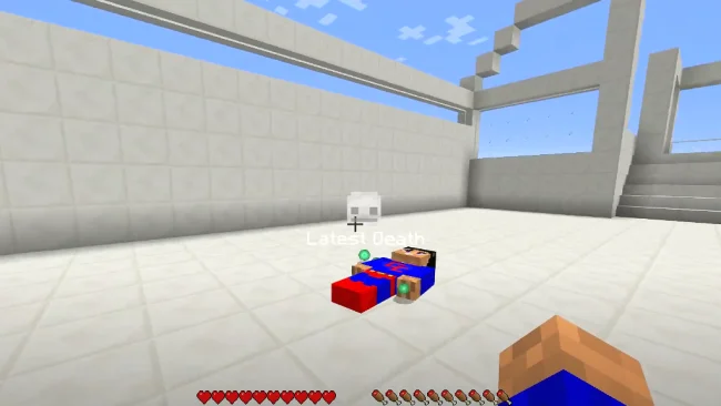 Умерший персонаж с модом Corpse Complex