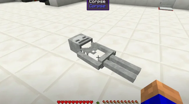 Умерший скелет с модом Corpse Complex