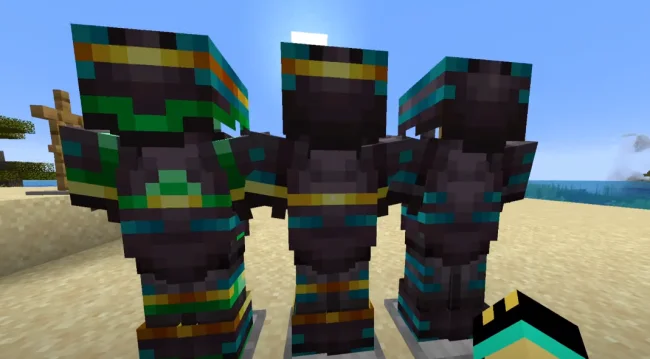 Виды брони из мода More Armor Trims