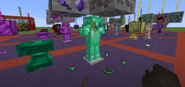 Предметы из различных руд из мода Mythic Metals