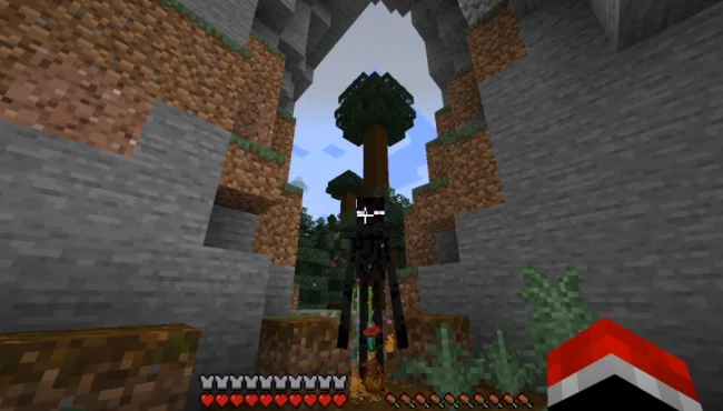 Эндермен с модом Friendermite