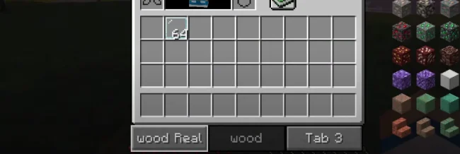 Возможность менять название плашки инвентаря с модом BetterTabs