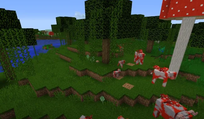 Разноцветные мобы из мода Animania Base