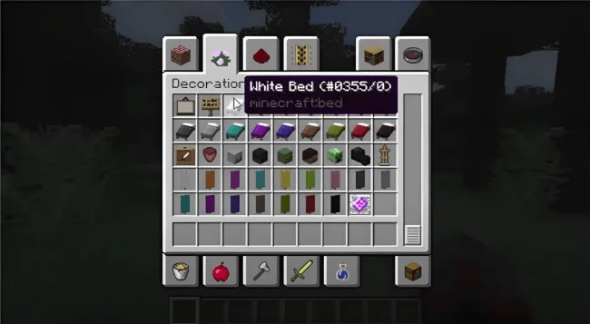 Текст в инвентаре с модом Smooth Font