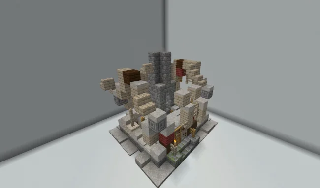 Сгоревший дом