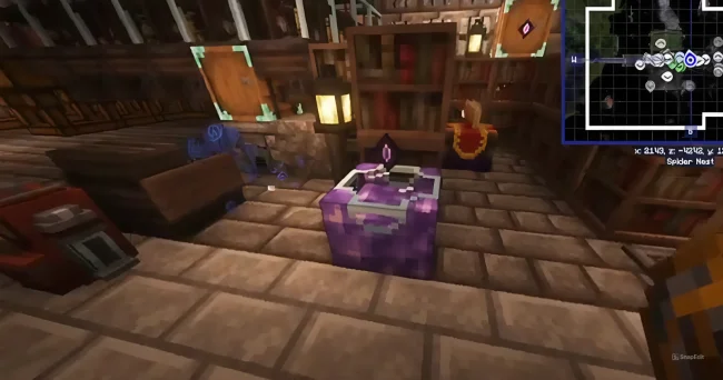 Блок из мода Transmog