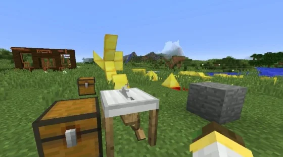 Сундук из механизма с модом Architectury API