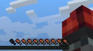 Индикатор голода из мода AppleSkin