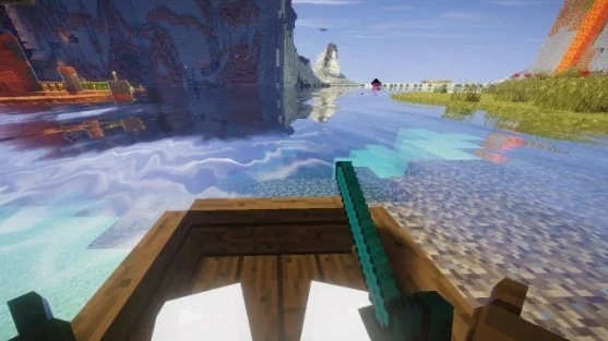 Вид из лодки с модом Curios API