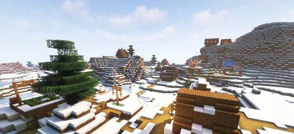 Зимний биом из мода Cupboard