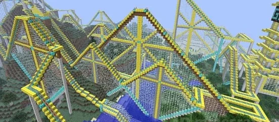 Большая постройка с модом CreativeCore