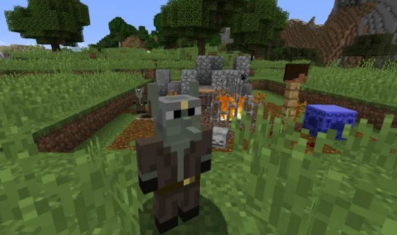 Персонаж с модом CreativeCore