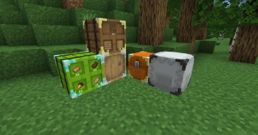 Блоки с модом Sophisticated Core