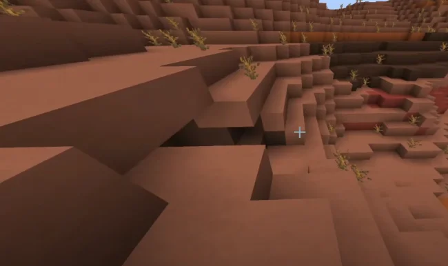 Пустынный биом с модом Oculus