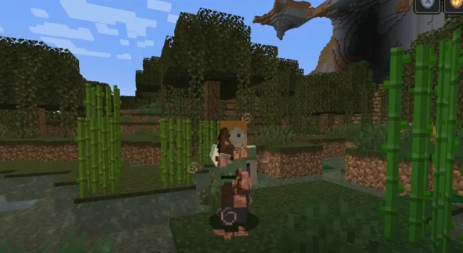 Анимация поедания с модом Not Enough Animations