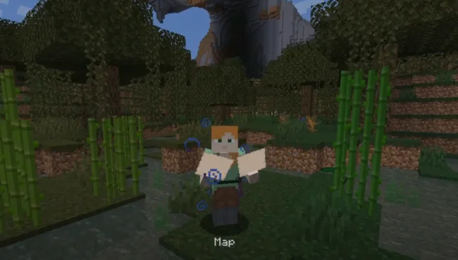 Анимация просмотра карты с модом Not Enough Animations