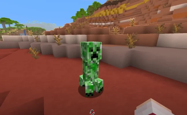 Текстуры криппера с модом Entity Texture Features