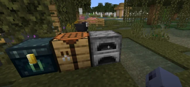 Блоки с модом FastWorkbench