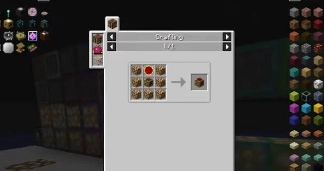 Крафт на блок из мода Project Expansion