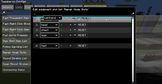 Настройка конфигурации мода MaLiLib