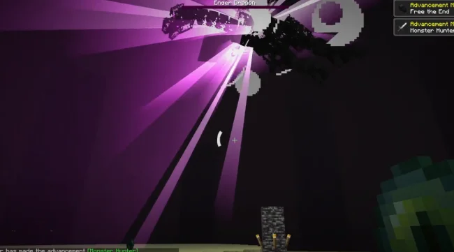 Процесс гибели дракона с модом DragonLoot