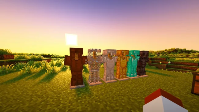 Броня с модом TrimsEffects