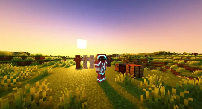 Вид брони с украшениями из мода TrimsEffects