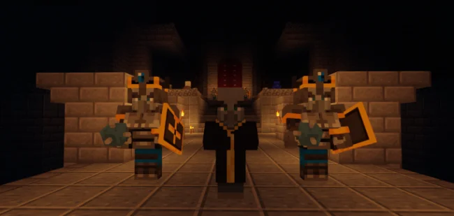 Виды новых жителей с модом Dungeons Libraries