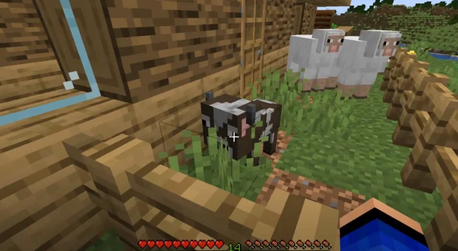 Корова из мода Villagers Sell Animals