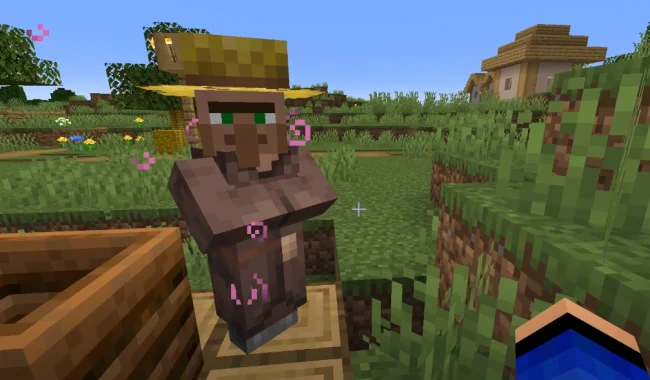 Житель, продающий животных из мода Villagers Sell Animals