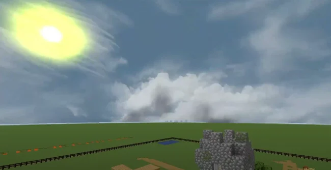 Утреннее небо из мода FabricSkyboxes