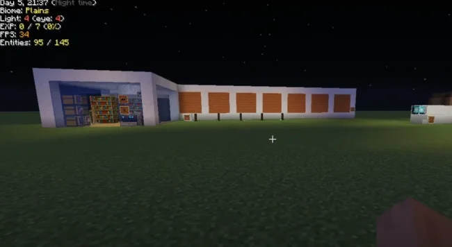 Здание библиотеки с модом LunatriusCore