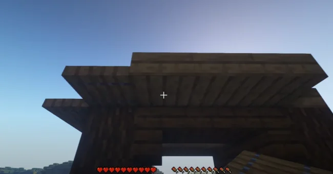 Процесс постройки конюшни из мода Small horse stable