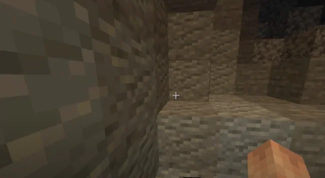 Процесс перемещения из мода Advanced Mining Dimension