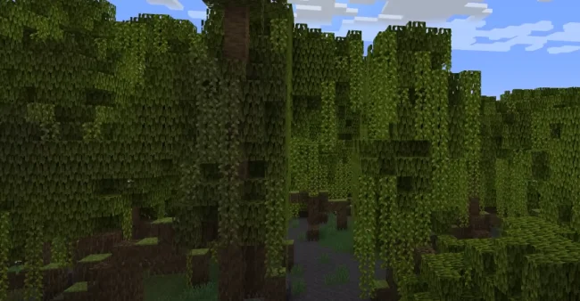 Болотные деревья с модом Cull Less Leaves