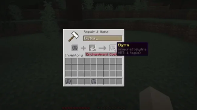 Действие мода Fixed Anvil Repair Cost