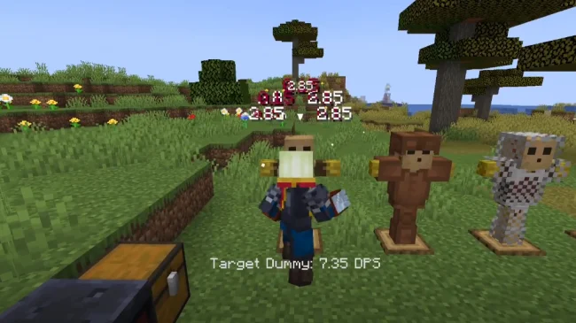 Процесс боя в кастетах из мода Knuckles Extended