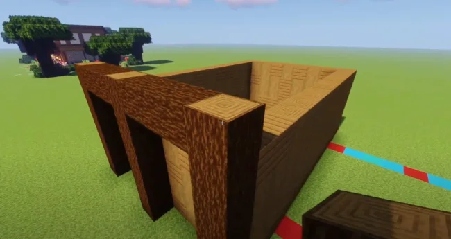 Процесс постройки дома из мода Sawmill House