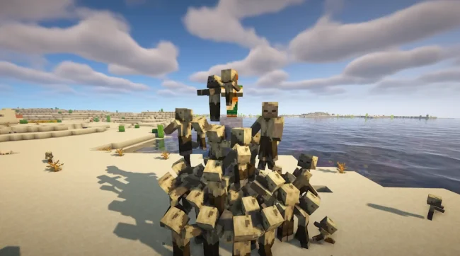 Новая атака мобов из мода Enhanced Hordes