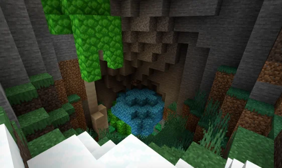 Пещера с модом PandaLib