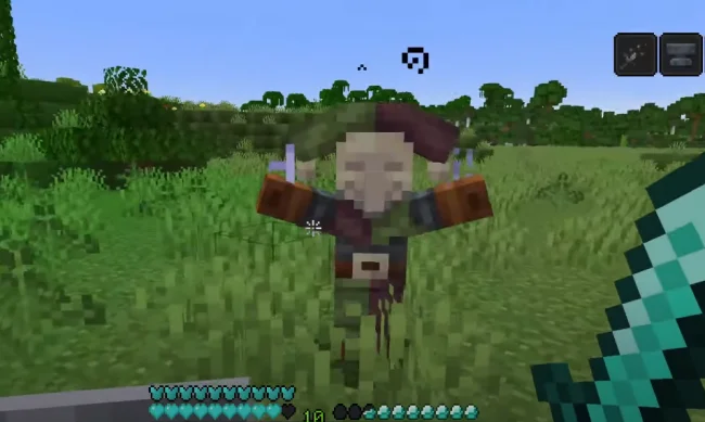 Новый моб из мода Difficult Raids