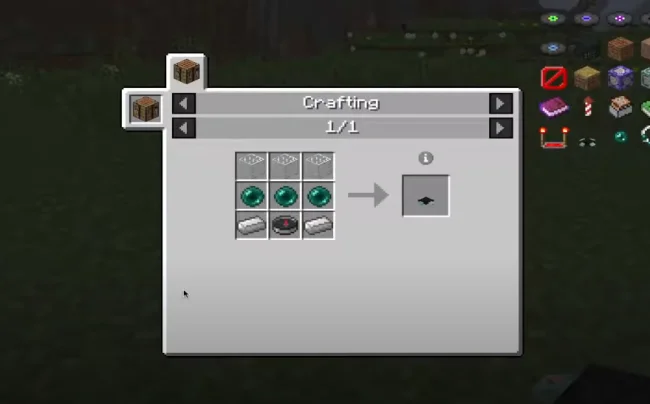 Крафт на телепорт из мода TelePass